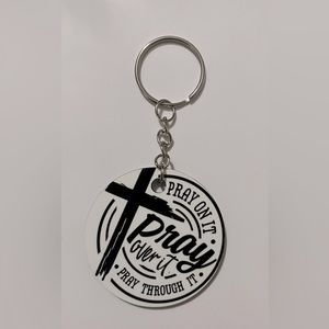 Sublimation, round keychain
